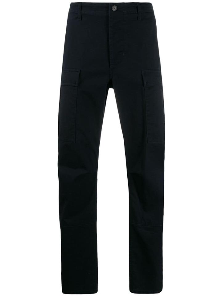 Balenciaga Straight-leg Cargo Trousers - Blue