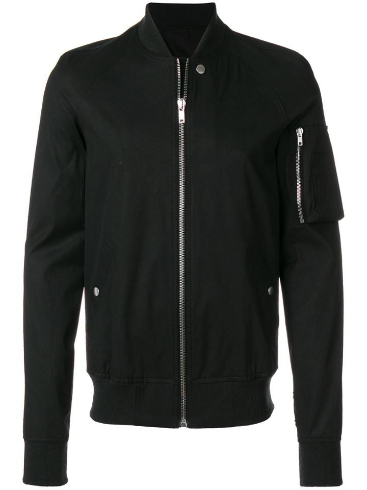 Rick Owens Utility Bomber Jacket - Black