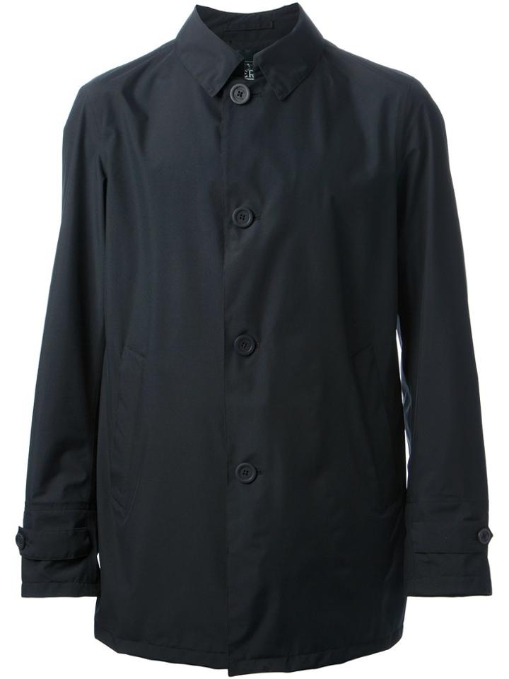 Herno 'laminar' Trench Coat - Blue