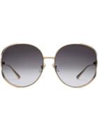 Gucci Eyewear Round-frame Metal Sunglasses - Metallic
