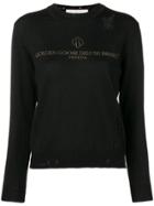 Golden Goose Deluxe Brand Logo Sweater - Black