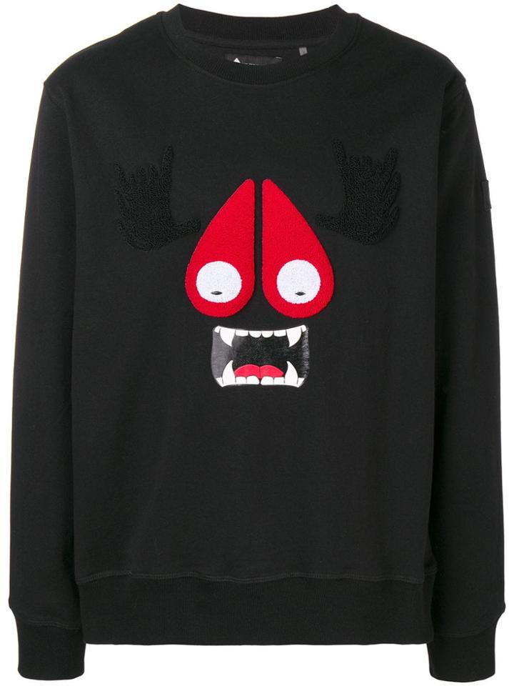 Moose Knuckles Patterned Sweater - Black