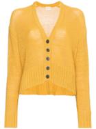 Simon Miller Izee Open Knit Cardigan - Yellow & Orange