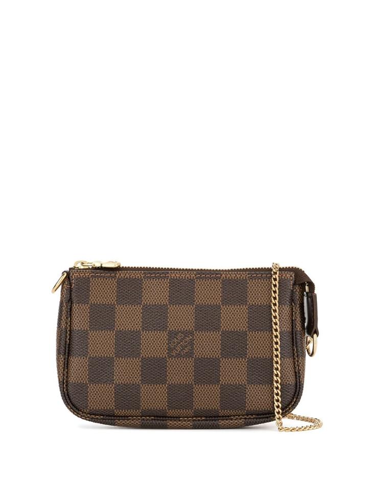 Louis Vuitton Pre-owned Mini Damier Chain Tote - Brown