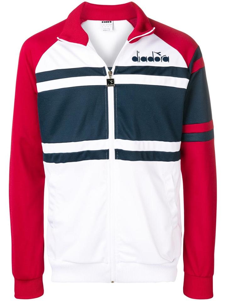 Diadora Colour Block Jacket - Red