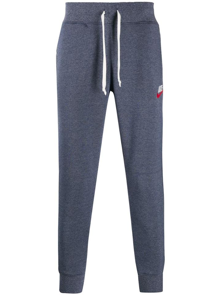 Nike Embroidered Logo Sweat Pants - Blue