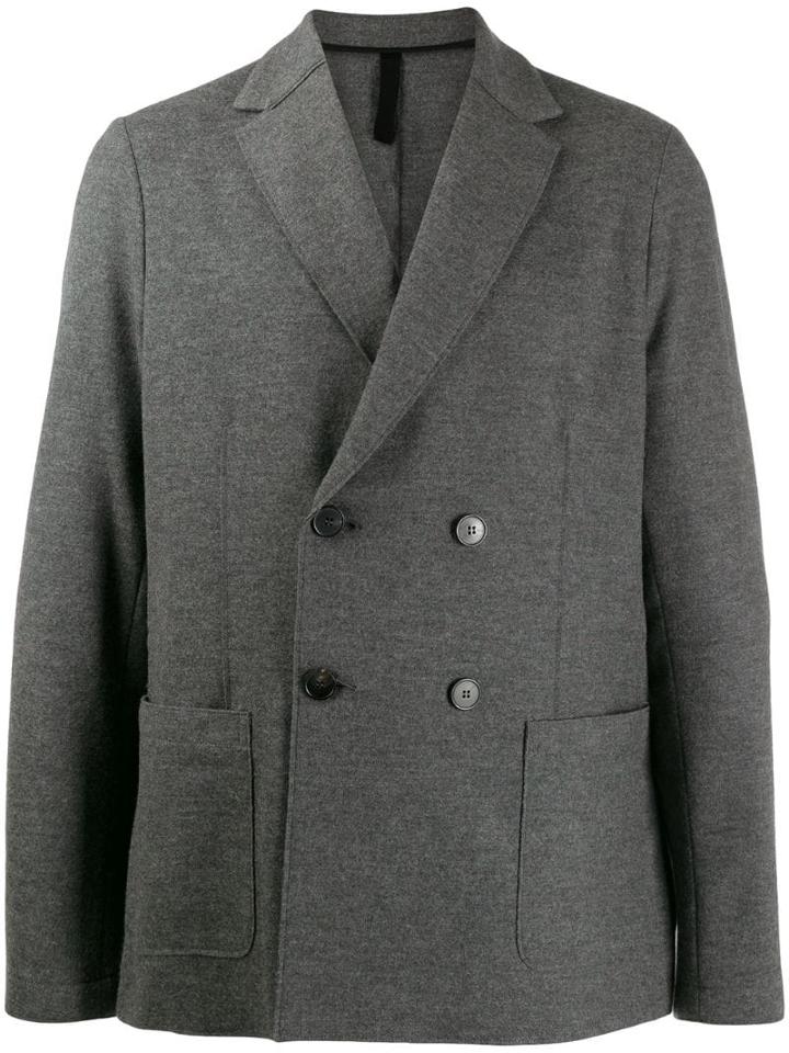 Harris Wharf London Double Breasted Blazer - Green