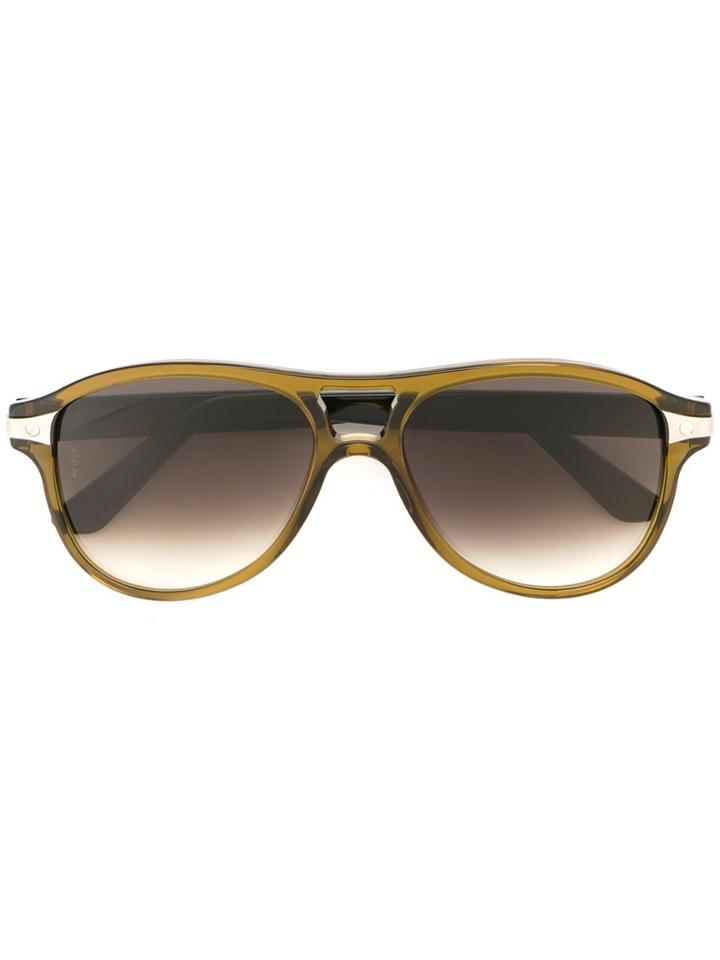 Cartier 'santos' Sunglasses - Green