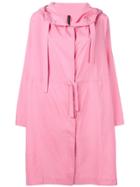 Sara Lanzi Tie Waist Trench Coat - Pink