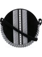 Paco Rabanne Leather And Suede Chainmail Drum Bag