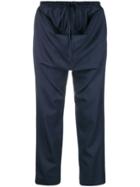 Vivienne Westwood Cropped Drawstring Trousers - Blue