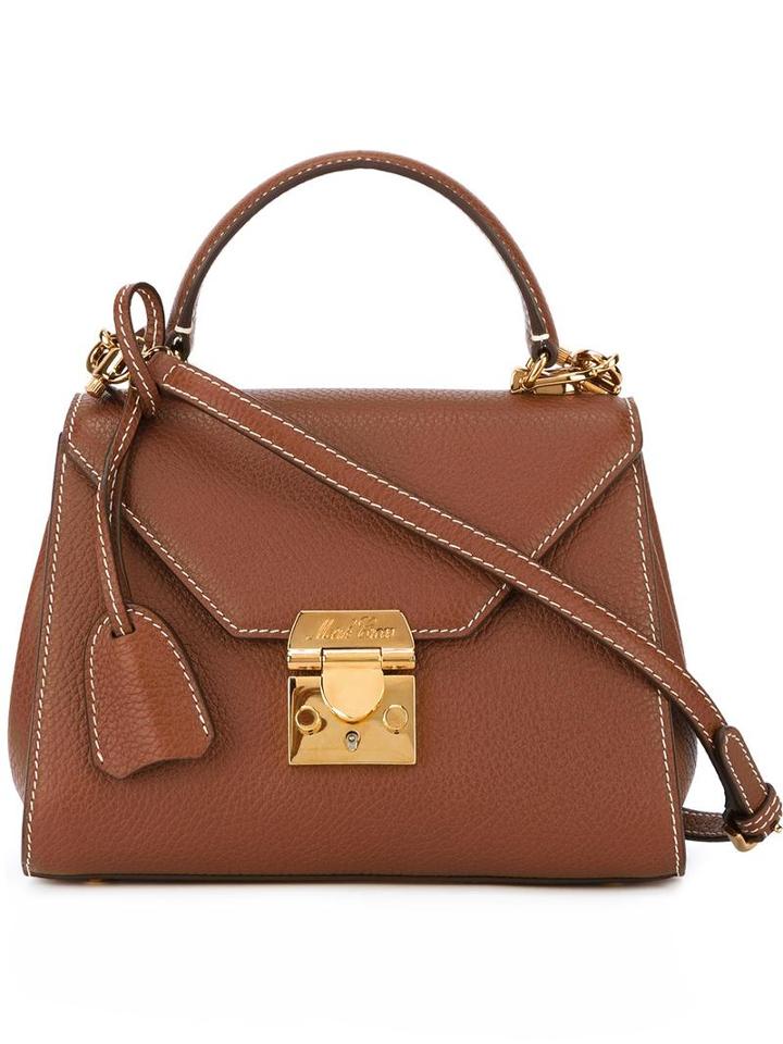 Mark Cross Top Handle Crossbody Bag, Women's, Brown