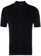 Neil Barrett Button-up Polo Shirt - Blue