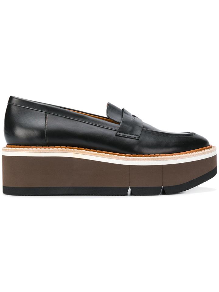Clergerie Chunky Mid-heel Loafers - Black