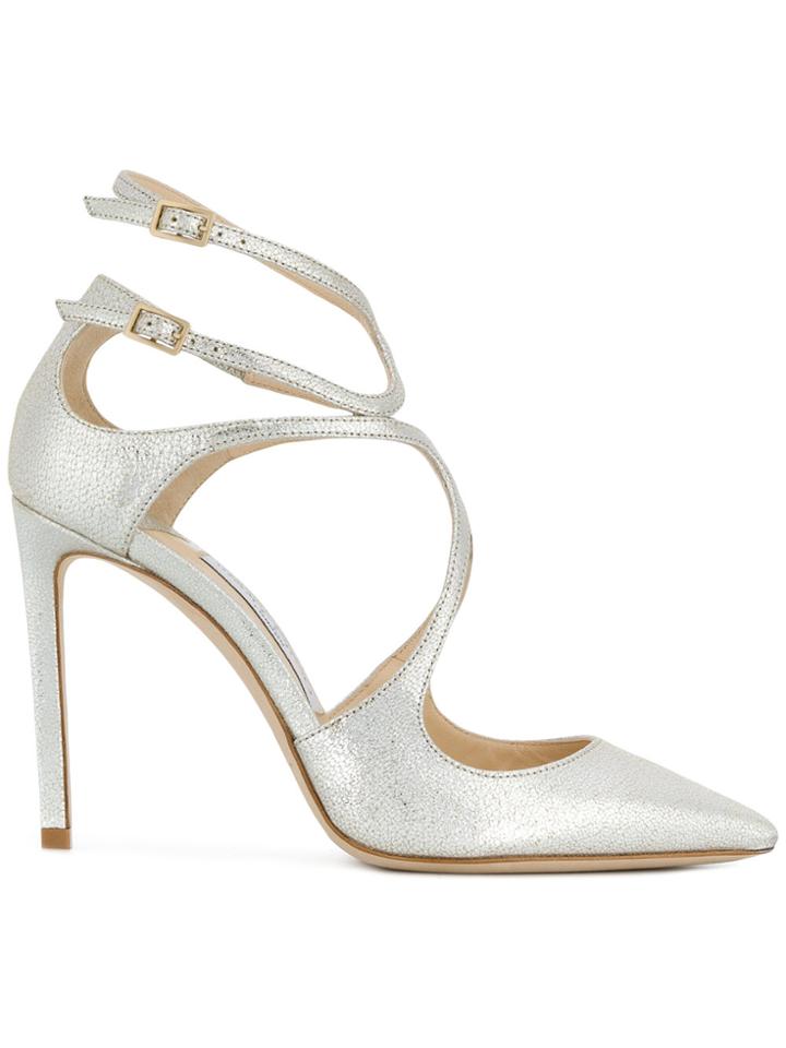 Jimmy Choo Lance 100 Pumps - Metallic