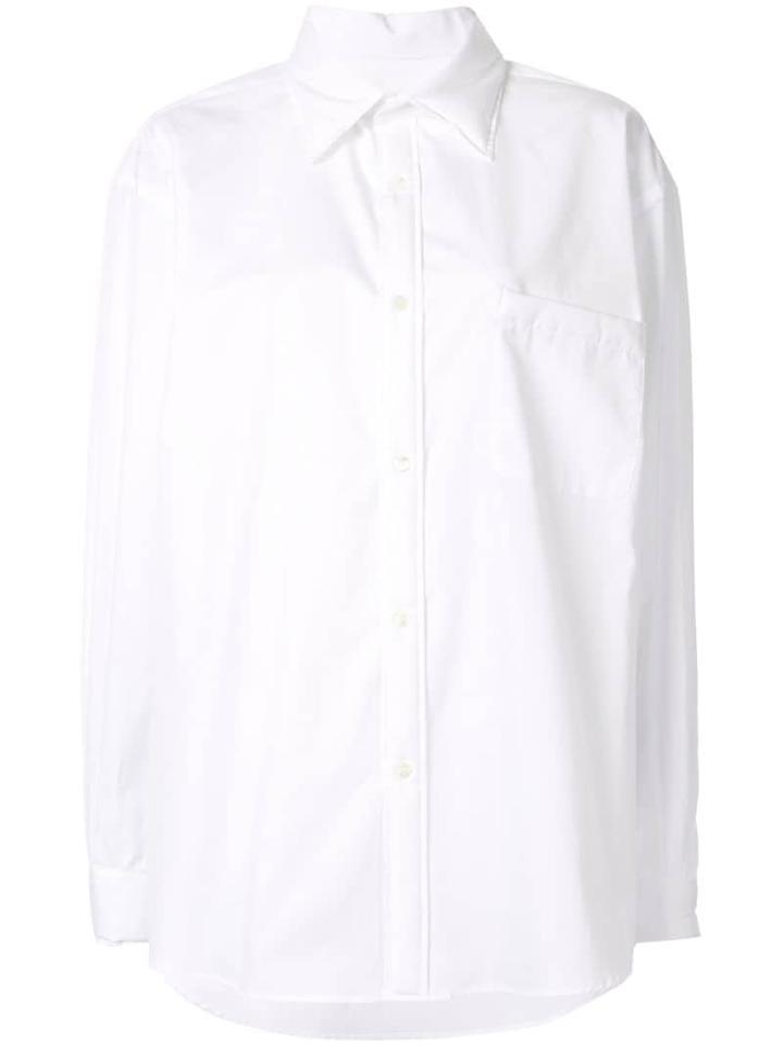 Maison Margiela Puff Collar Shirt - White