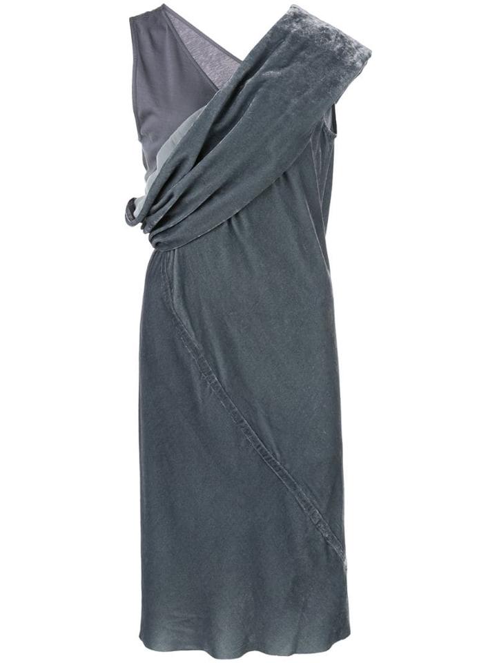 Rick Owens Layered Tunic Dress - Grey