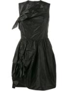 Simone Rocha Sleeveless Bow Mini Dress, Women's, Size: 8, Black, Silk