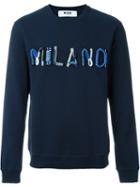 Msgm Cord Appliqué Sweater