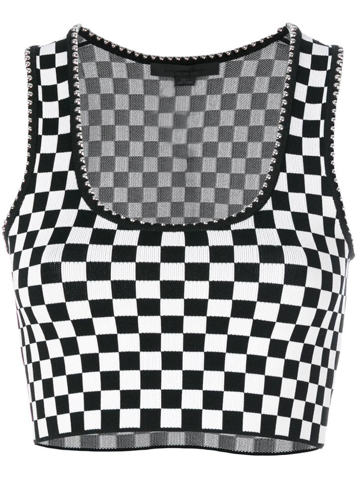 Alexander Wang Check Cropped Top - Unavailable