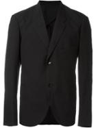 Lemaire Single Breasted Blazer, Men's, Size: 52, Black, Cotton/viscose/virgin Wool