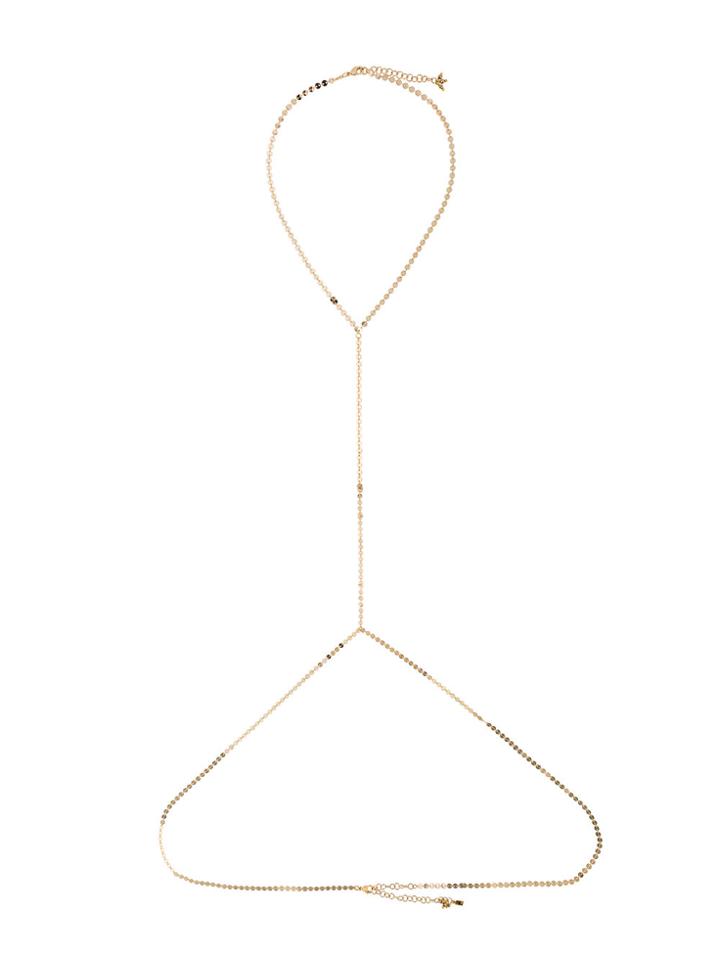 Rosantica Boor Thin Body Chain - Metallic