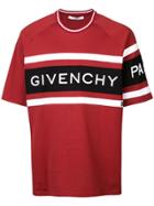 Givenchy Oversized Branded T-shirt - Red