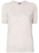 N.peal Cashmere Round Neck T-shirt - Neutrals