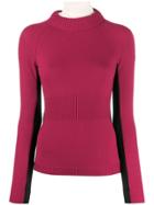 Moncler Grenoble Contrast Colour Ribbed Sweater - 518