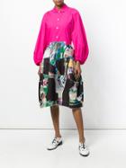 Comme Des Garçons Cartoon Print Skirt - Multicolour