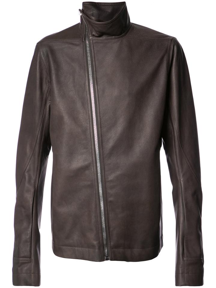 Rick Owens Mollino Biker Jacket - Brown
