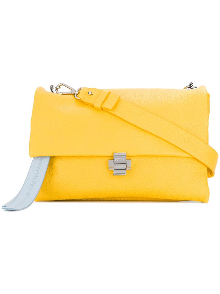 No21 Pebbled Shoulder Bag - Yellow & Orange