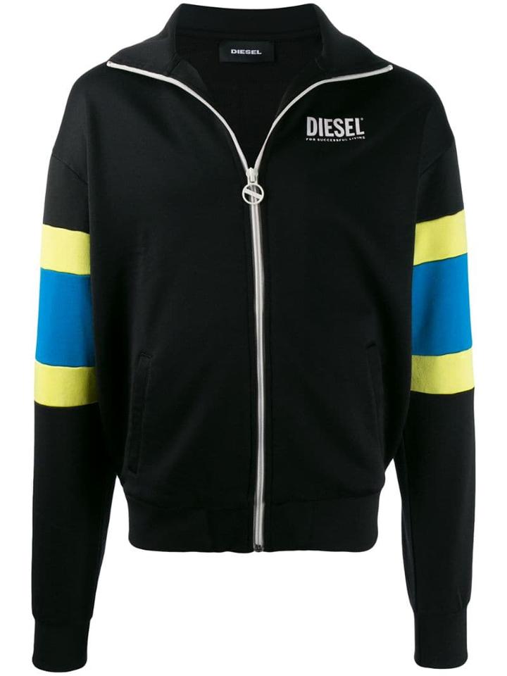 Diesel S-akon Zip-up Sweatshirt - Black