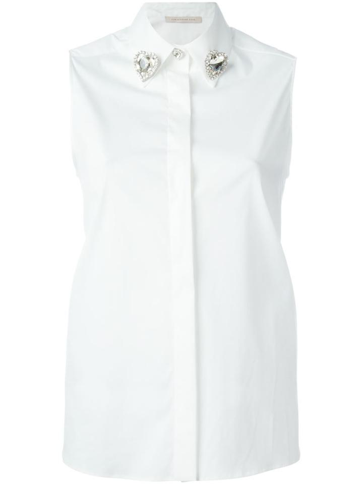 Christopher Kane Embellished Collar Shirt