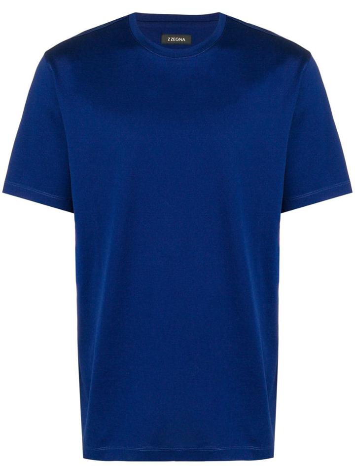 Z Zegna Basic T-shirt - Blue