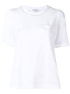 Peserico Embellished T-shirt - White