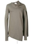 Lost & Found Rooms - Scarf T-shirt - Men - Cotton - Xl, Green, Cotton
