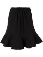 Chloé High-waisted Ruffle Skirt - Black