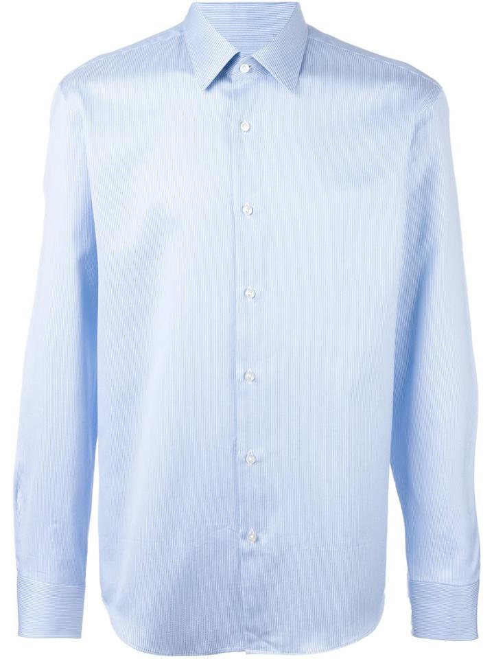 Boss Hugo Boss Classic Button Down Shirt, Men's, Size: 38, Blue, Cotton