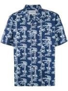 Carhartt - Pine Print Shirt - Men - Cotton - M, Blue, Cotton
