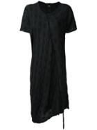 Draped T-shirt Dress - Women - Cotton/viscose - Xs, Black, Cotton/viscose, Lost & Found Ria Dunn