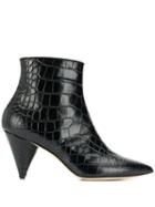Polly Plume Patsy Kokko Ankle Boots - Black