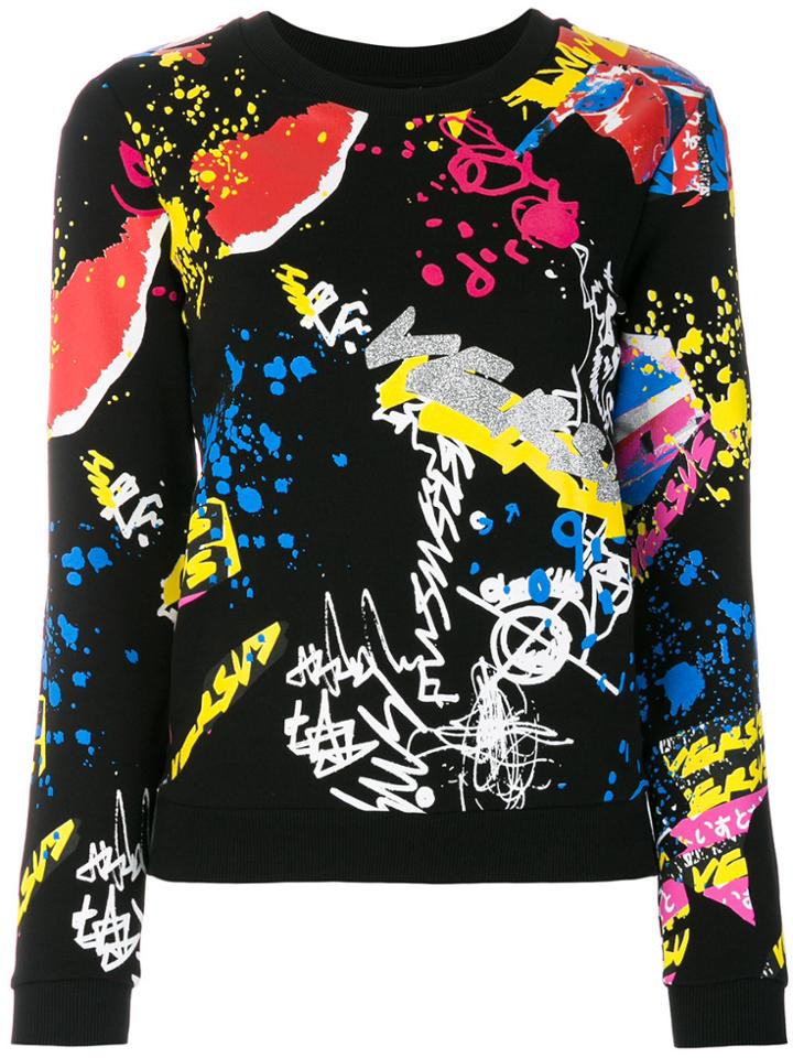 Versus Graffiti Sweatshirt - Black