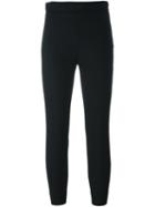 Iro Slim Fit Cropped Trousers, Women's, Size: 38, Black, Spandex/elastane/virgin Wool