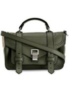 Proenza Schouler - Tiny Ps1 Satchel - Women - Calf Leather - One Size, Green, Calf Leather
