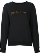Undercover 'perfect Day' Print Sweatshirt, Women's, Size: 1, Black, Cotton