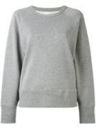 Rag & Bone - 'brooklyn' Back Printed Sweatshirt - Women - Cotton - Xs, Grey, Cotton