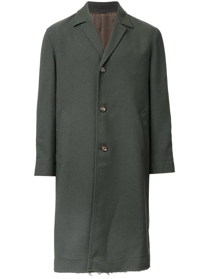 En Route Single Breasted Coat, Men's, Size: 3, Green, Polyester