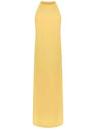 Egrey Straight Long Dress - Yellow & Orange