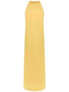 Egrey Straight Long Dress - Yellow & Orange